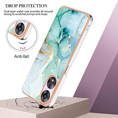 Oppo A78 5G and A58 5G Case - Mushy TPU with IMD Marble Sample, Slim Design for Enhanced Digital camera and Display screen Safety, Women' Case for Oppo A78 5G (Not Appropriate with A78 4G),...